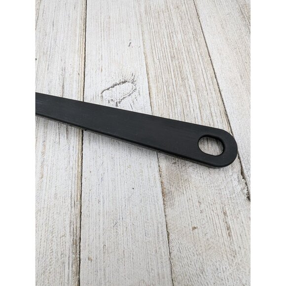 Tailor Made Products #5 Black Nylon Plastic Solid Spoon 11 1/2" - Picture 2 of 6